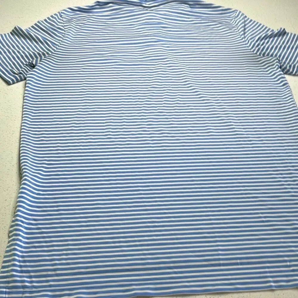 Polo by Ralph Lauren Striped Performance Polo Shirt Mens Medium